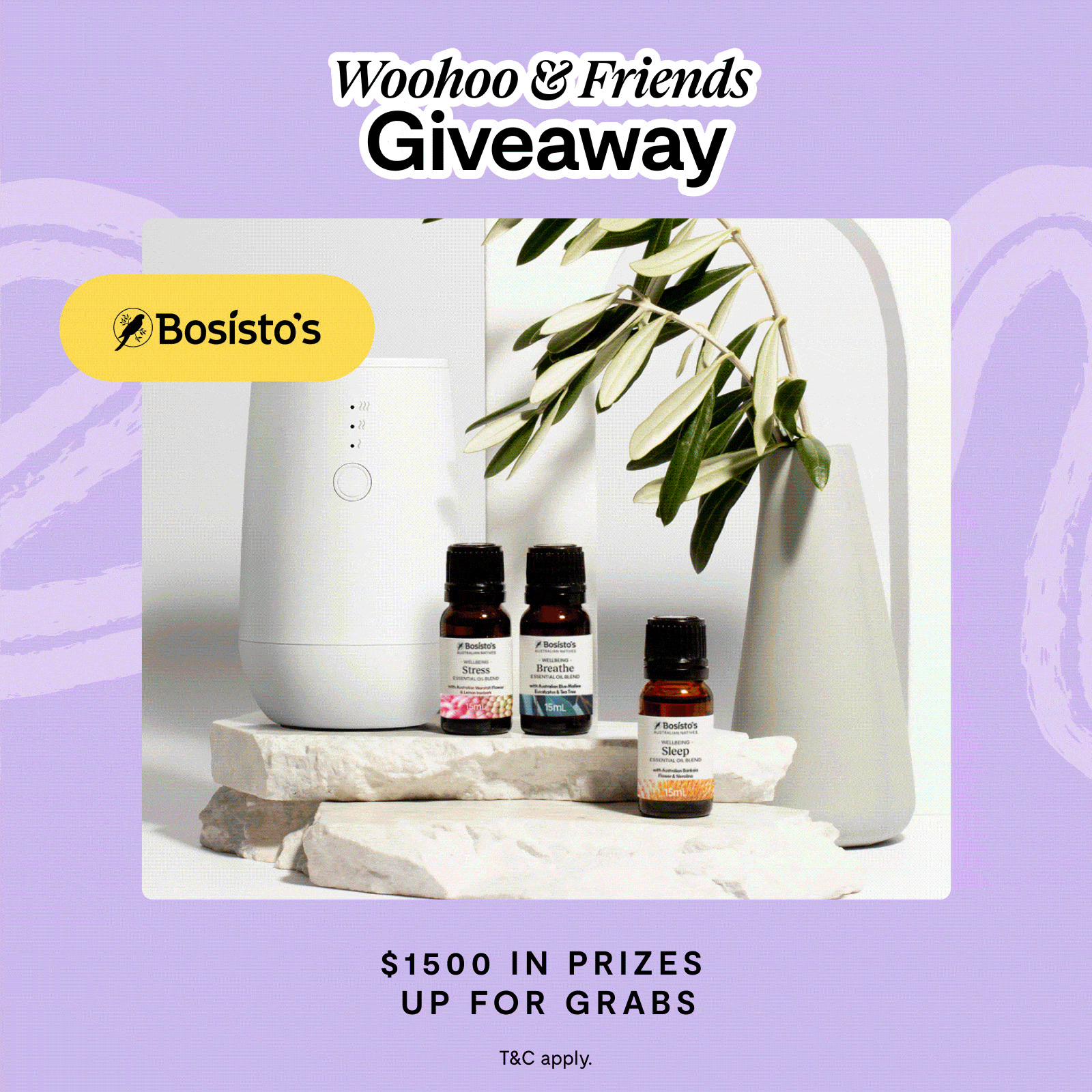 Win $1500 with Woohoo and Friends