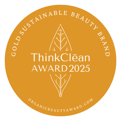 WINNER - GOLD - Sustainable Beauty Brand - Think Clean Awards 2025