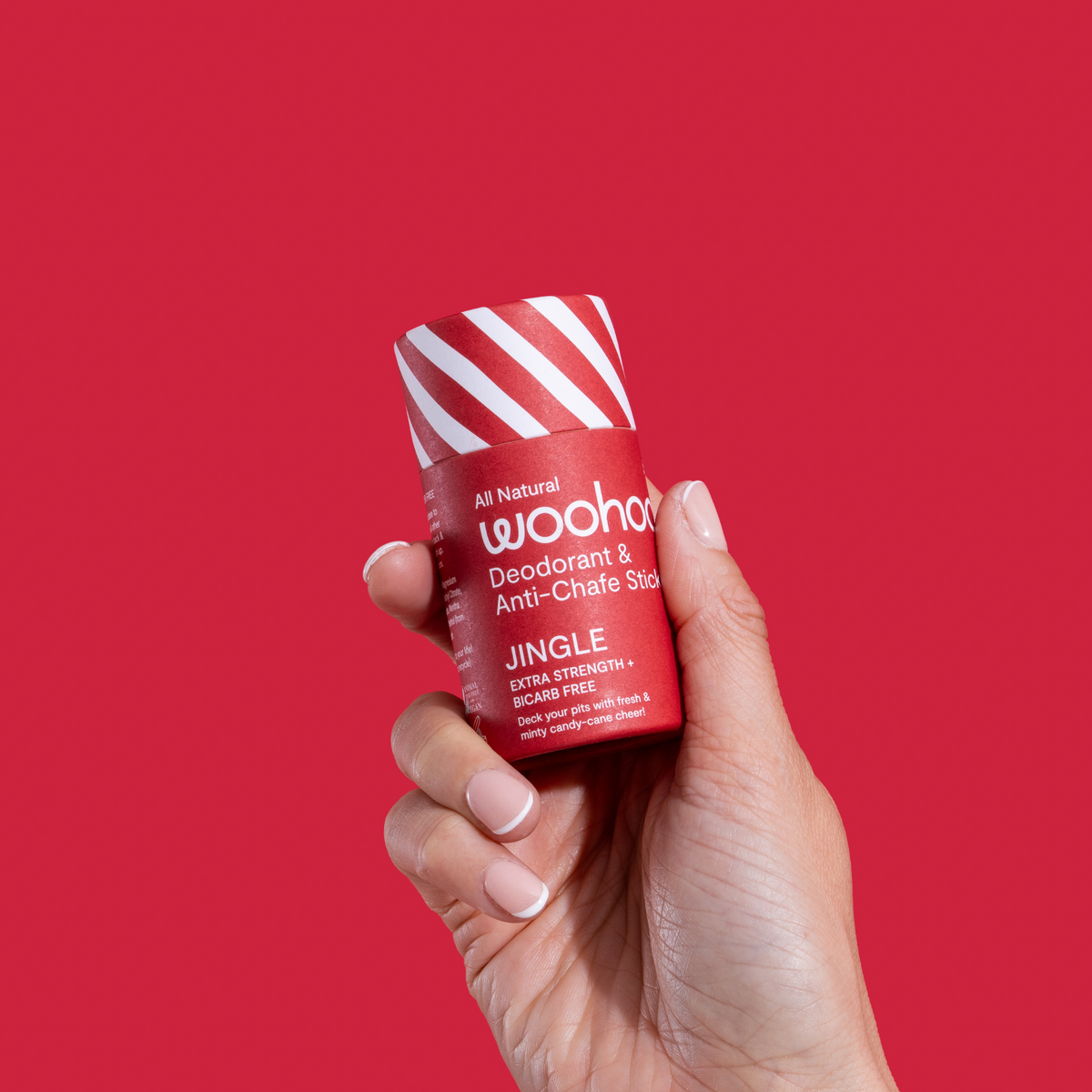 Woohoo Natural Deodorant & Anti-Chafe Stick (Jingle) 60g