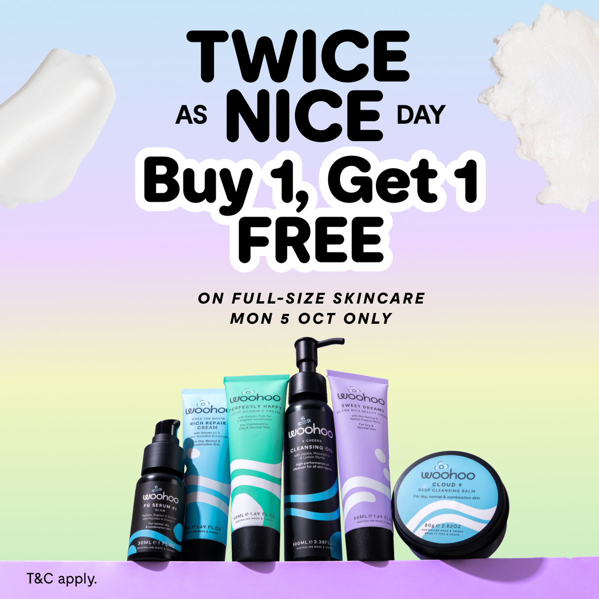 Buy 1 Get 1 Free Skincare