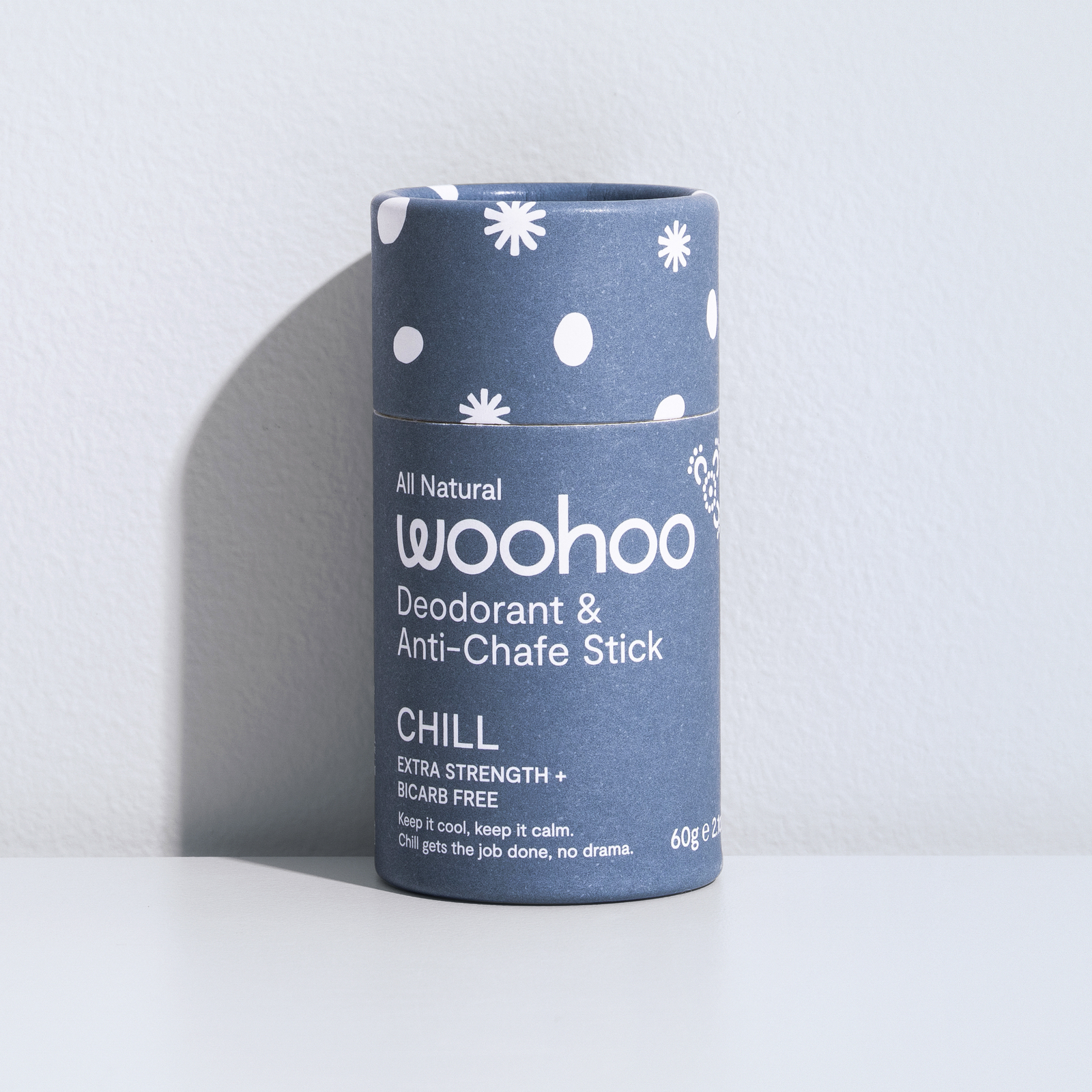 Woohoo Natural Deodorant & Anti-Chafe Stick (Chill) 60g