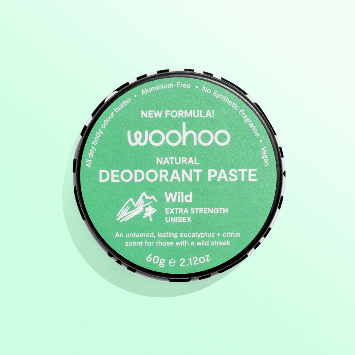 Woohoo Natural Deodorant Paste (Wild) 60g