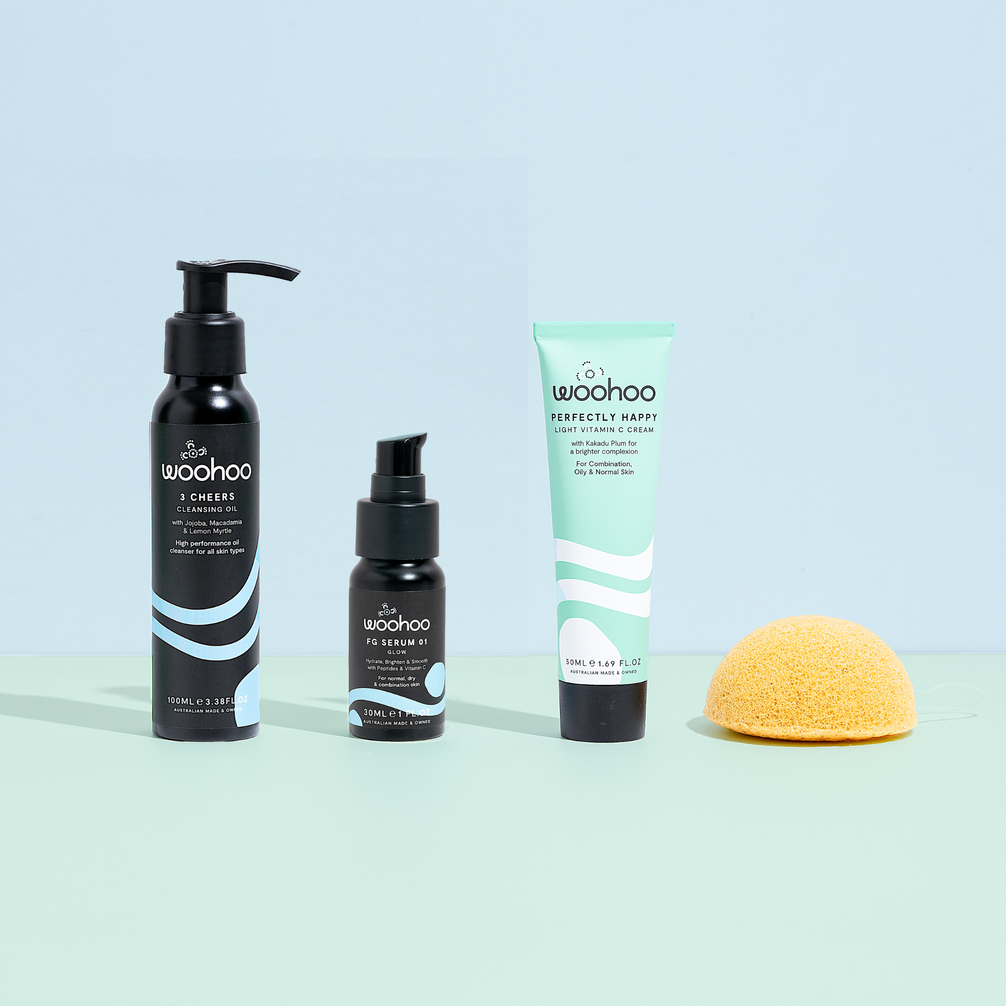 'Balance + Glow' 3 Step Face Bundle (for Combination skin)