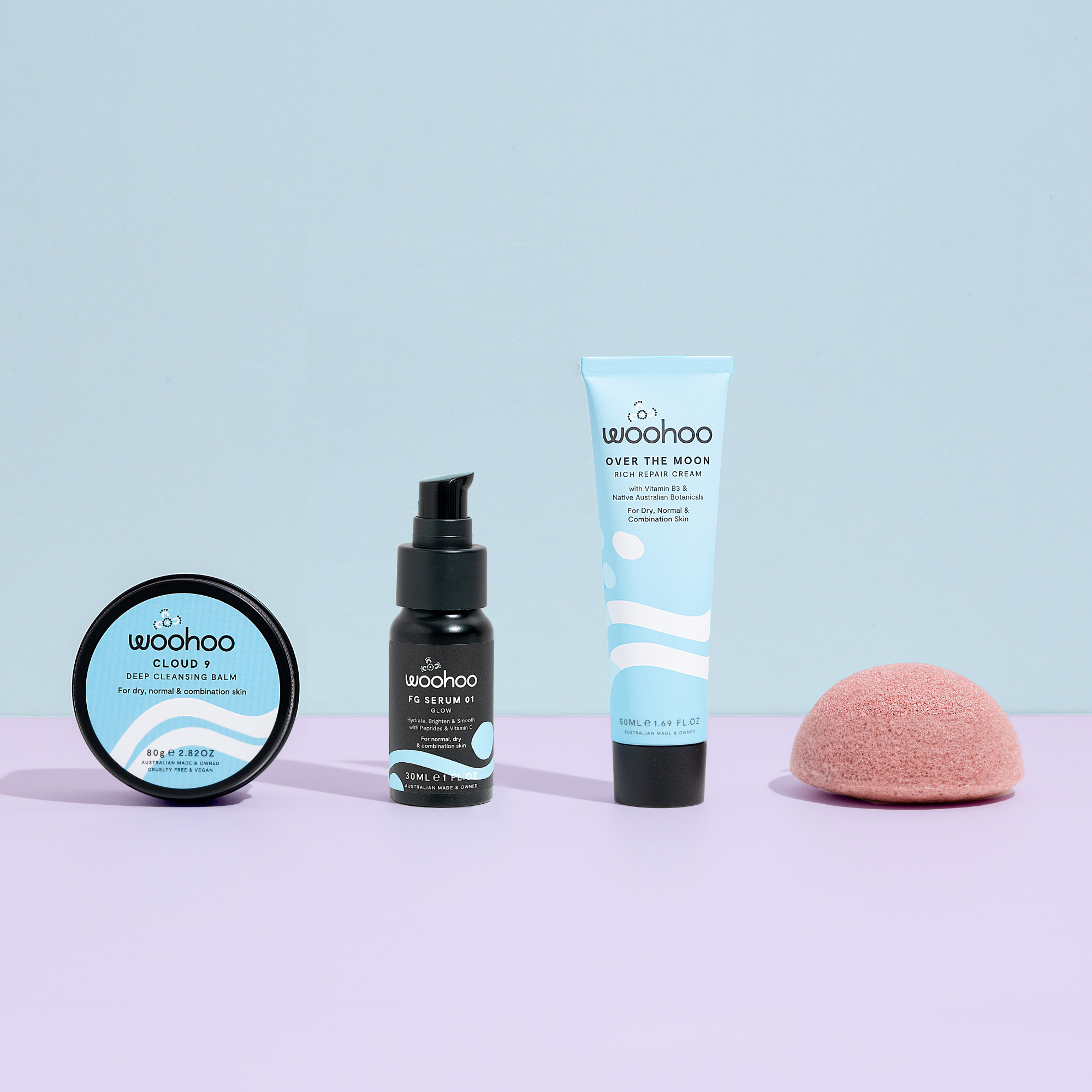 'Hydrate + Nourish' 3 Step Face Bundle (for Normal / Dry skin)